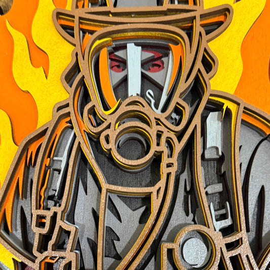 - Limited Edition Firefighter Art: Out of the Fire – A Hero Emerges - White Ranch Studio
