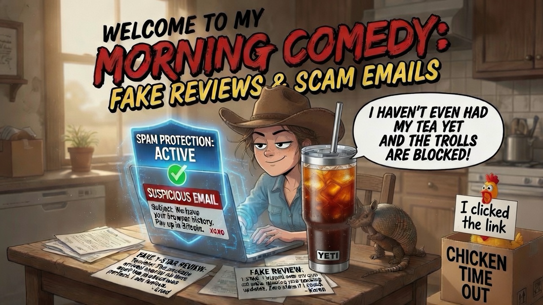 Waking Up to Fake Reviews and a Suspicious Email: A Morning Comedy - White Ranch Studio