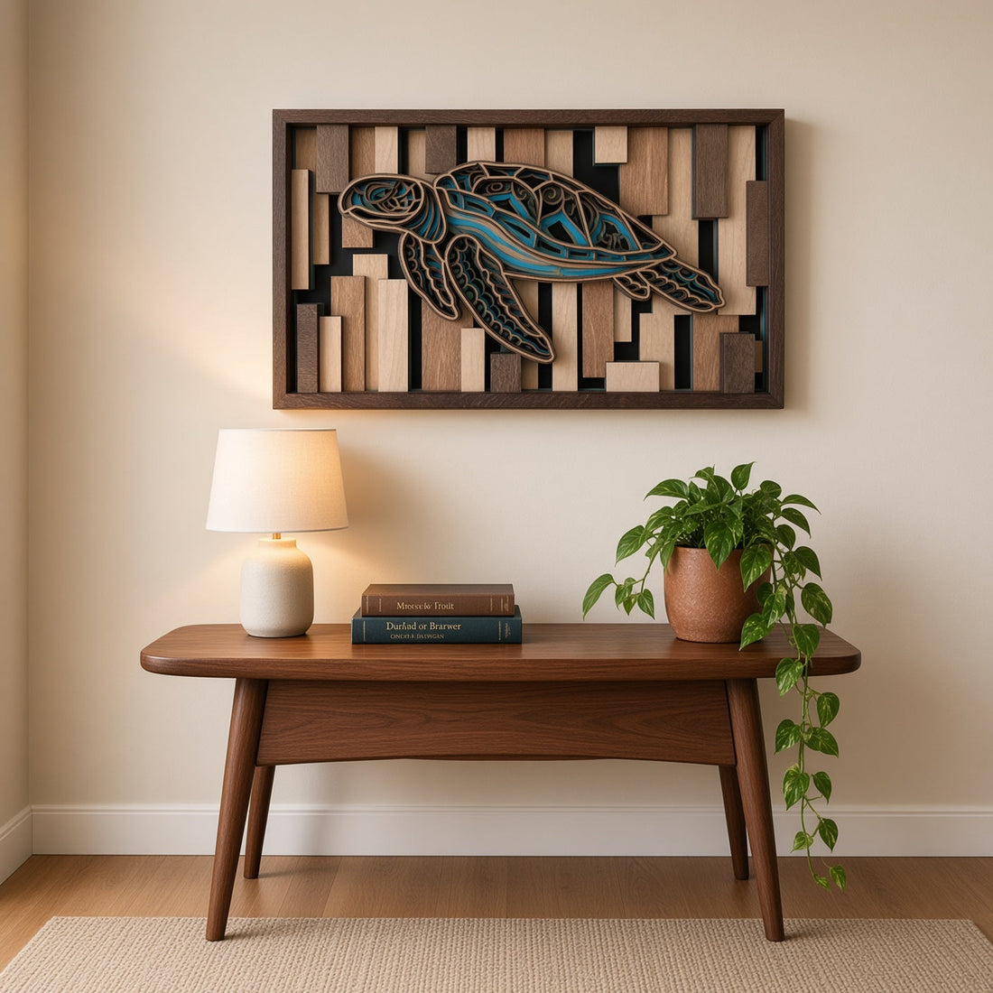 Handmade Hardwood Wall Art That Holds Attention