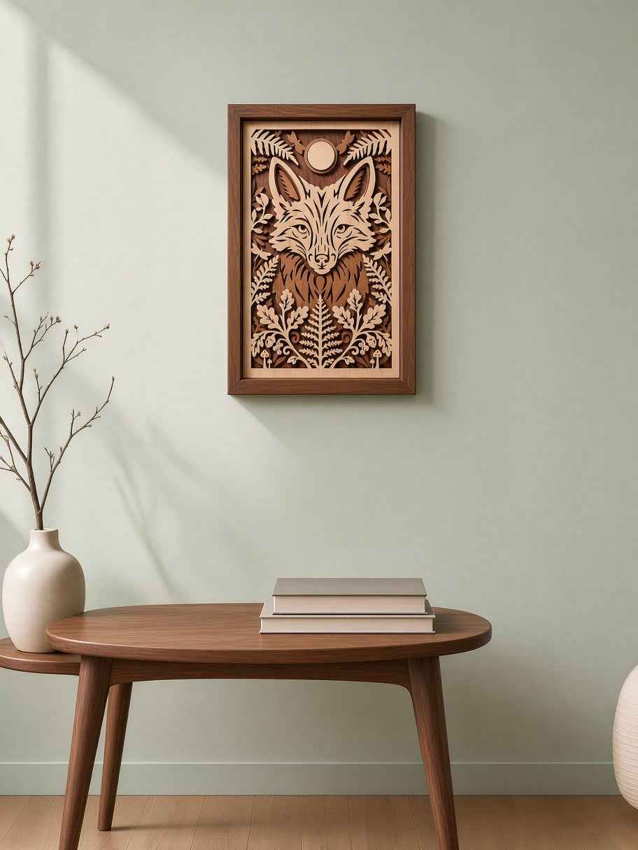 Enchanting Fox Wall Art: The Watcher - Elevate Your Space with Nature's Grace