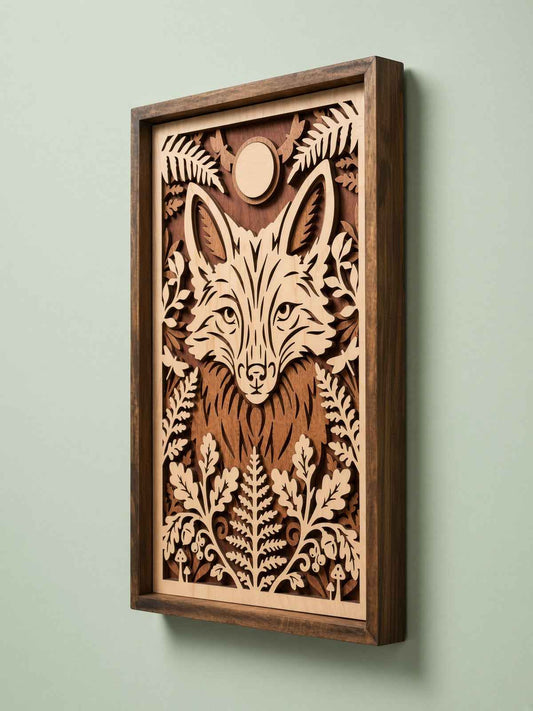 Enchanting Fox Wall Art: The Watcher - Elevate Your Space with Nature's Grace