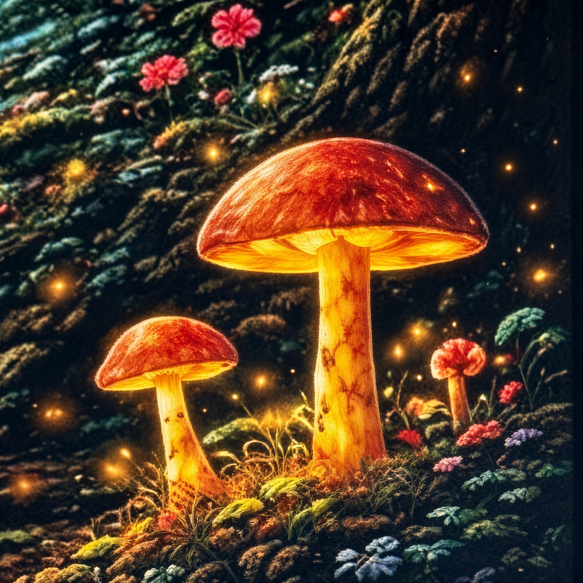Moonlit Wanderer | Giclée Fine Art Print (Matted)
