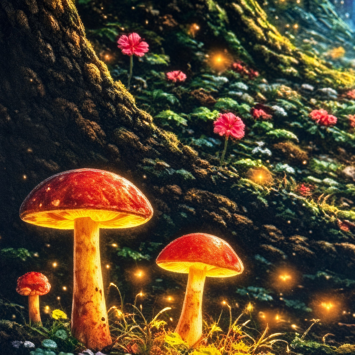 Moonlit Wanderer | Giclée Fine Art Print (Matted)