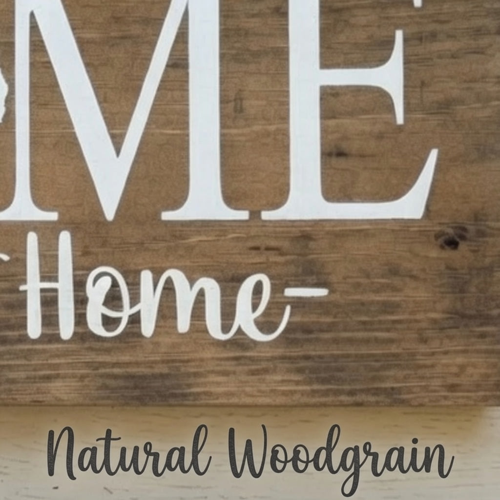 Rustic Texas "Home Sweet Home" State Wooden Sign